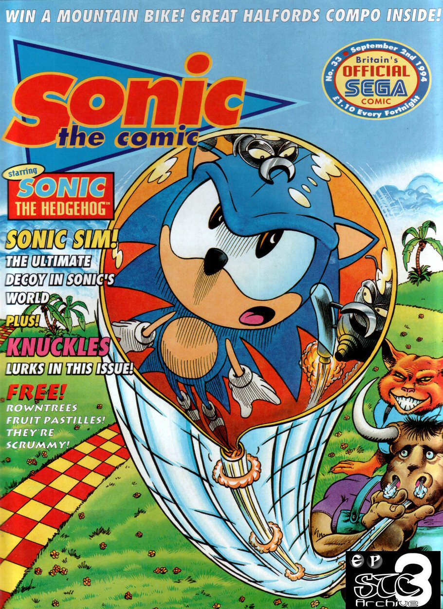 Sonic - The Comic Issue No. 033 Comic cover page